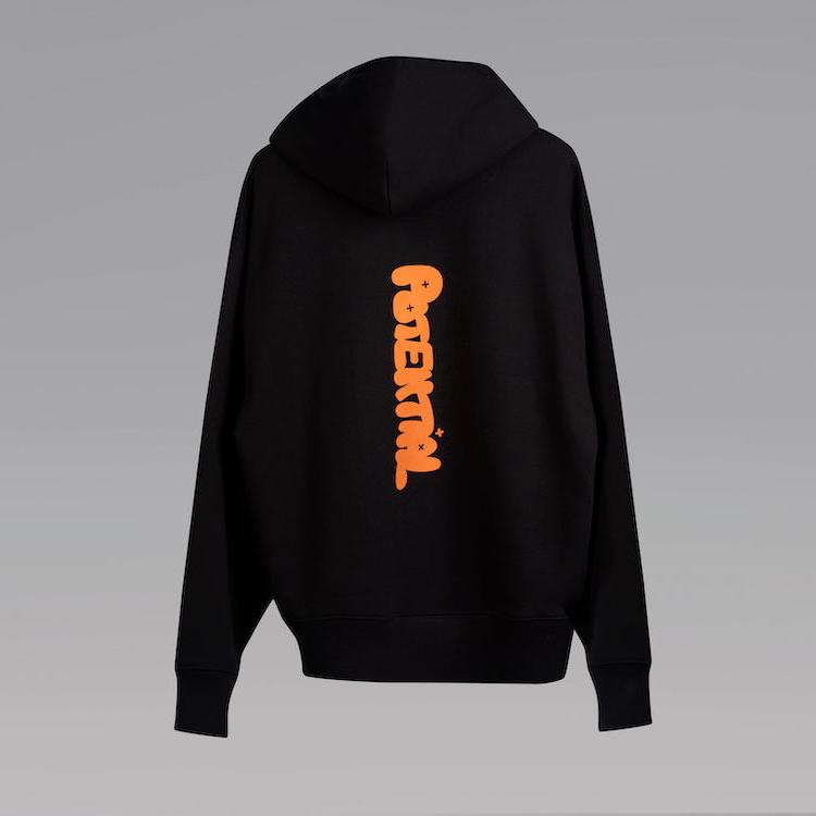 'Potential' Black Hoodie By Michael